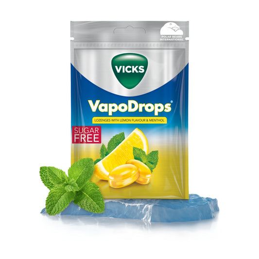 VICKS VAPODROPS LEMON - 72g - Medaid International