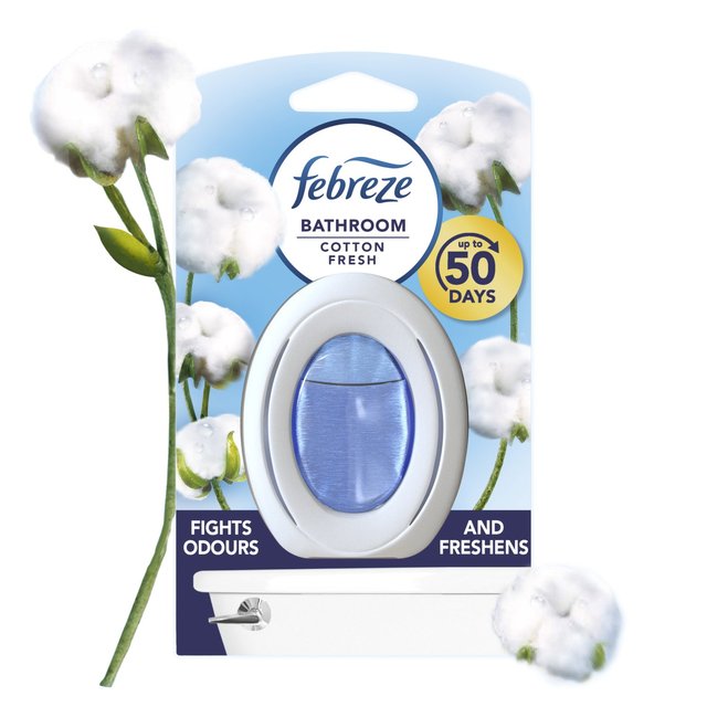 Febreze Bathroom Air Freshener Cotton - 1ct - Medaid International