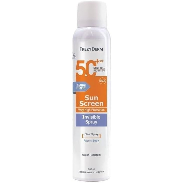 Frezyderm Sunscreen Invisible Spray SPF 50 - 200 ml - Medaid