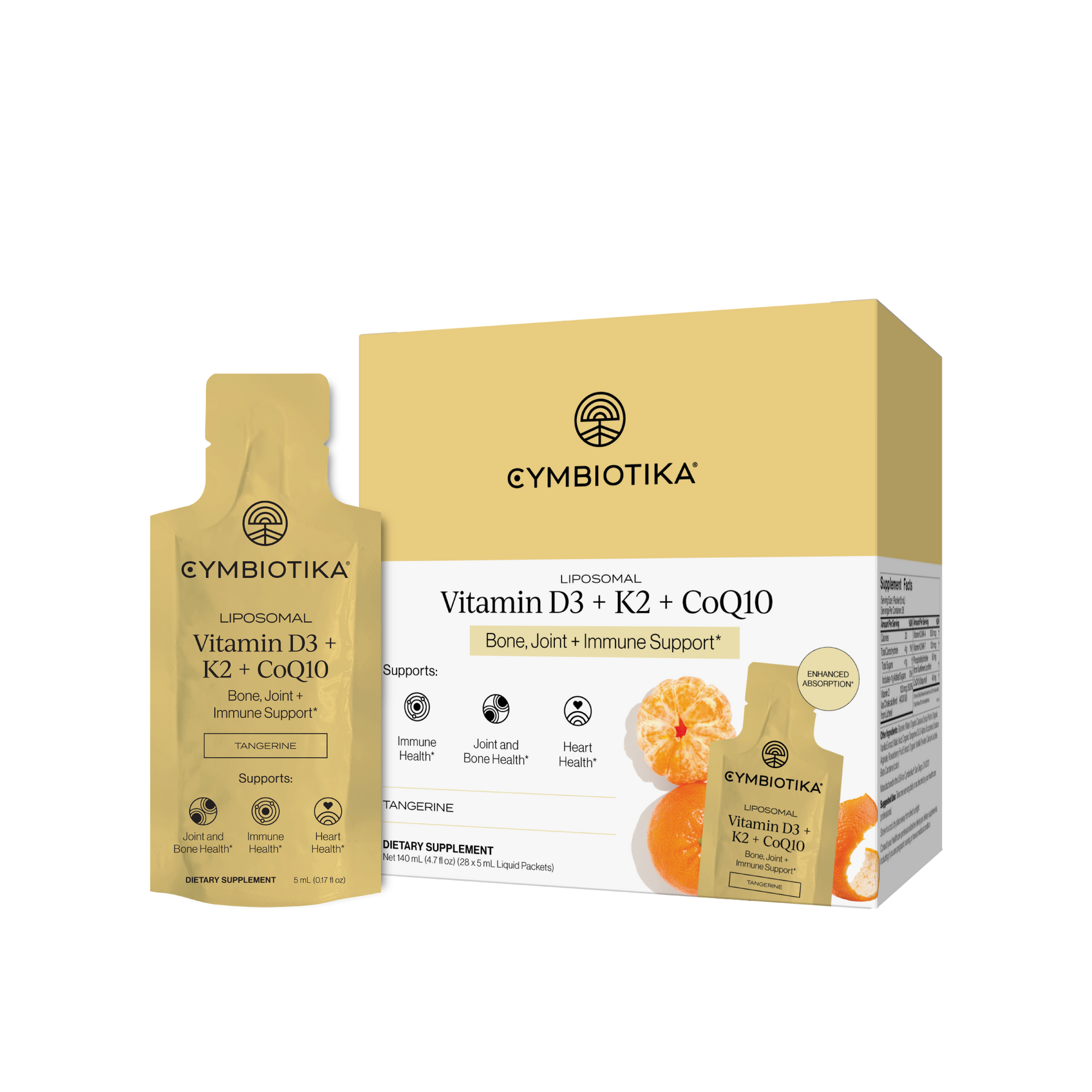 Liposomal Vitamin D3 + K2 + CoQ10 - Medaid International