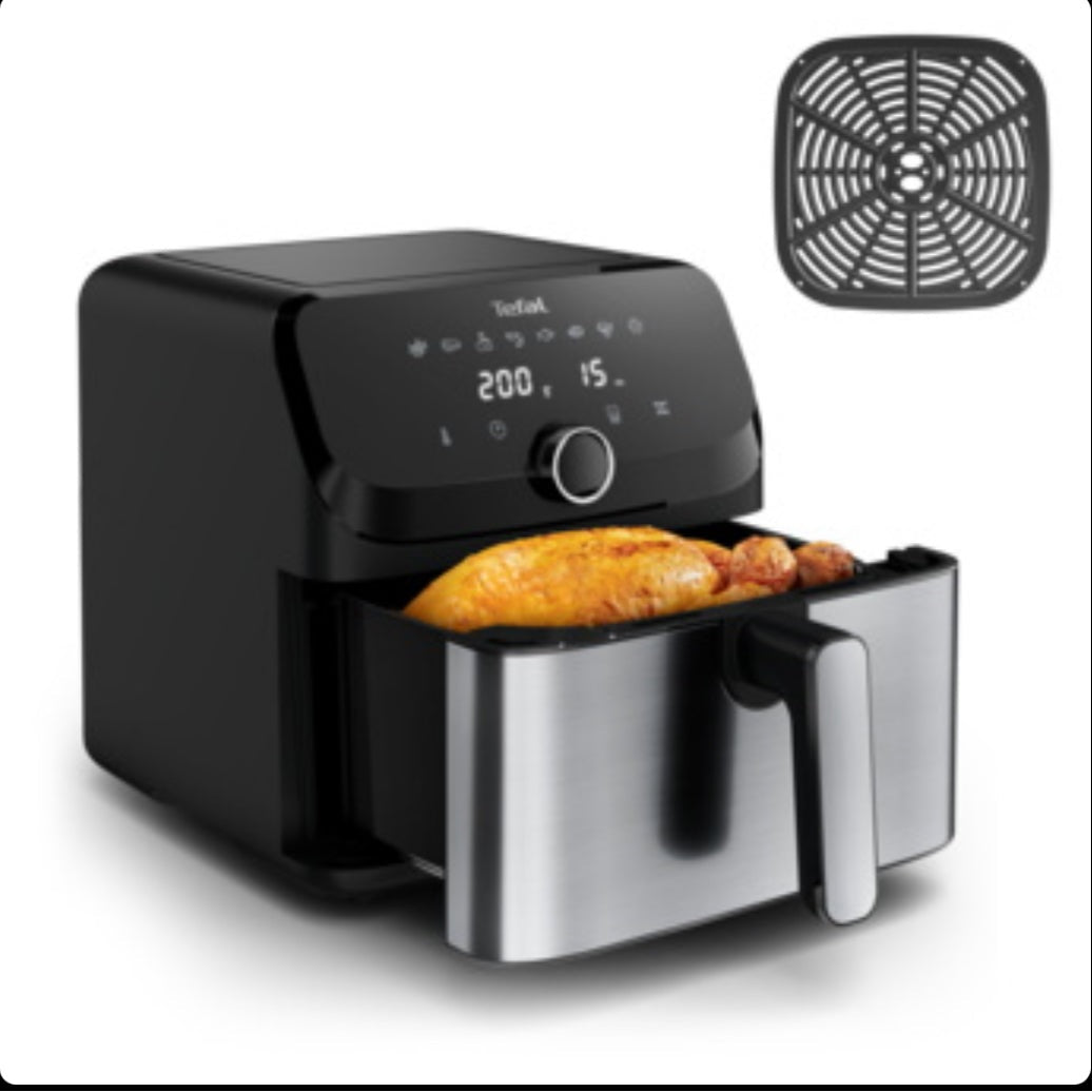 TEFAL Easy Fry Mega, Air fryer, Extra-Large Capacity 7.5 L, 8 Preset Programs - Medaid International