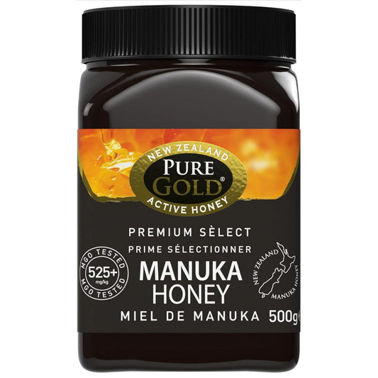 Manuka Honey 525+ MGO Certified Pure Gold Premium Manuka Honey 500g, (packaging may vary) - Medaid - Lebanon