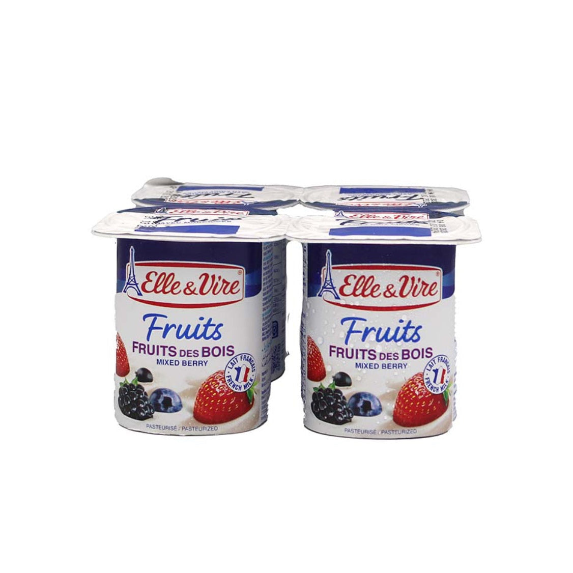 Elle & Vire Dessert Fruits Des Bois - 4 Pack - Medaid