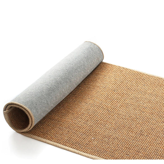 180 CM X 60 CM Handcrafted Woven Natural Fibers Jute Rug Kitchen Runner Mat with Non Slip Backing Runner Rugs for Bedroom Living Room Entrance Beige - Medaid International