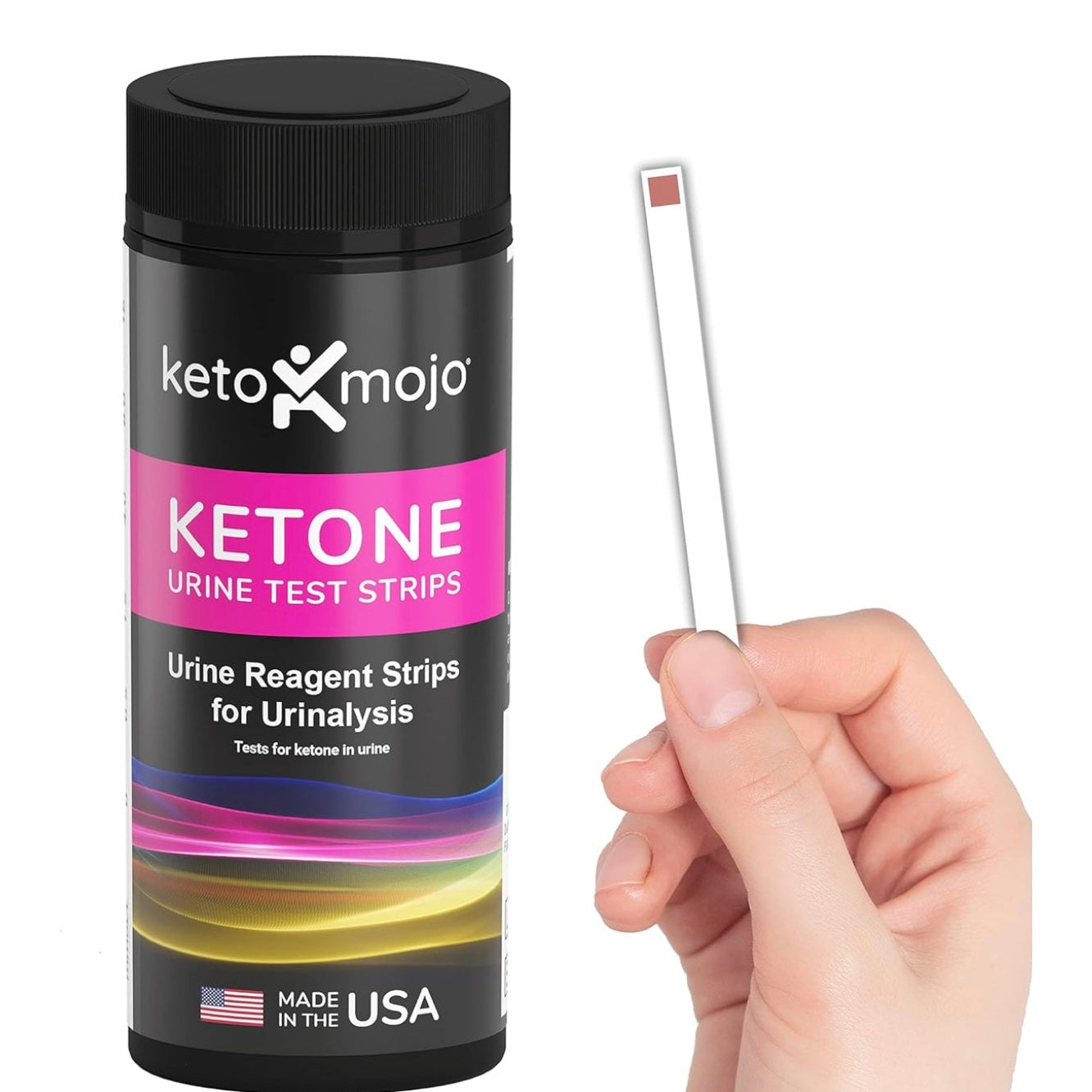 150 Ketone Test Strips with Free Keto Guide eBook & Free APP. Urine Test for Ketosis on Ketogenic & Low-Carb Diets. Extra-Long Strips. - Medaid