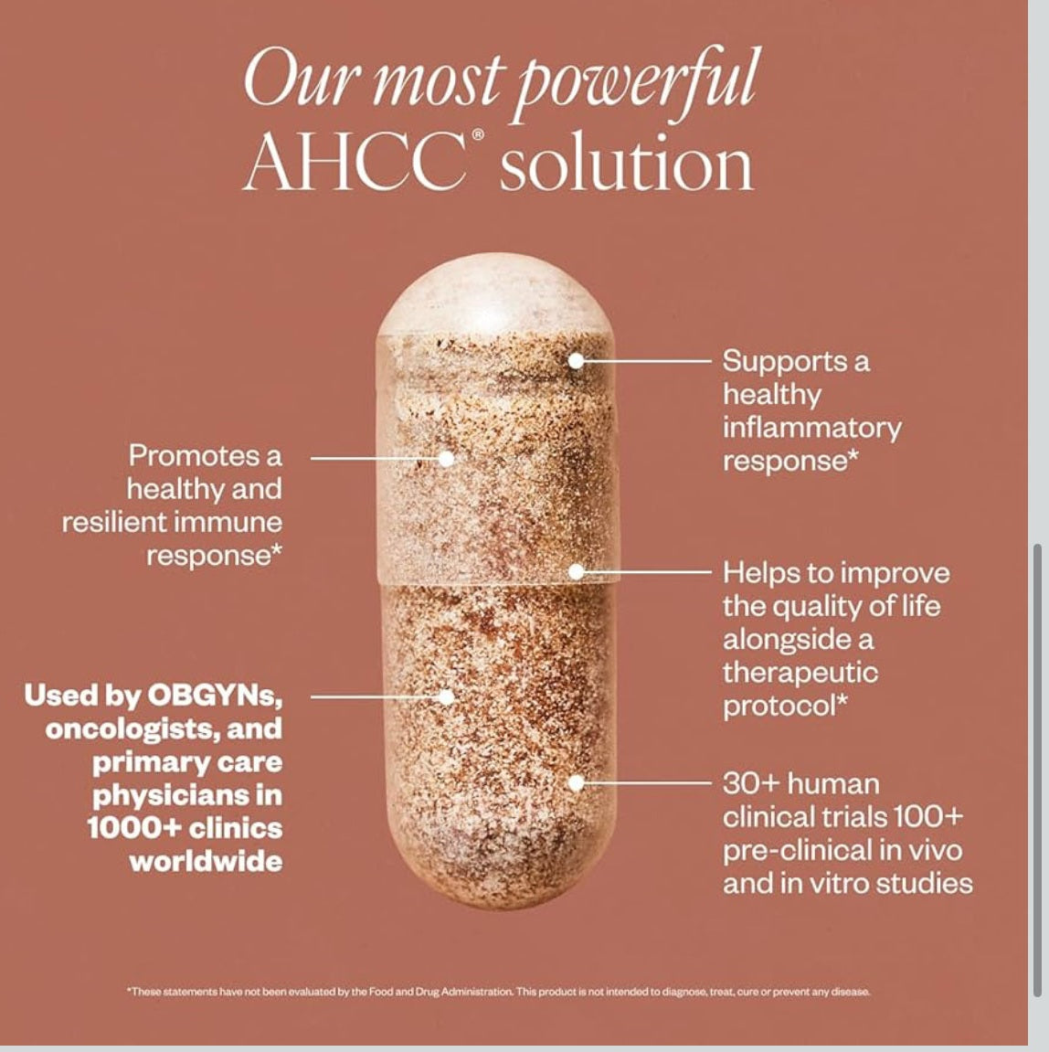 SHII AHCC Clinical Strength,10 Days Supply – Vegan, Gluten-Free Immune Support Supplement with Extra AHCC Boost, Made from Functional Shiitake Mushrooms for Immune Balance Support and Overall Wellness - Medaid International