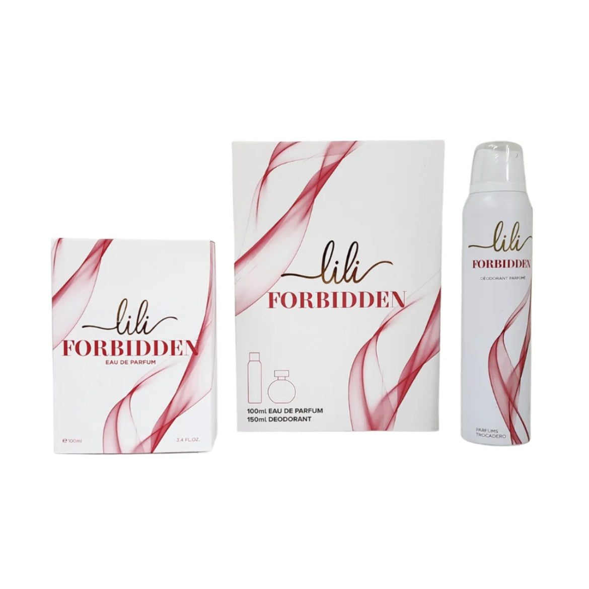 Lili Coffret Forbidden Eau De Toilette 100ml & Deodorant 150ml - Medaid