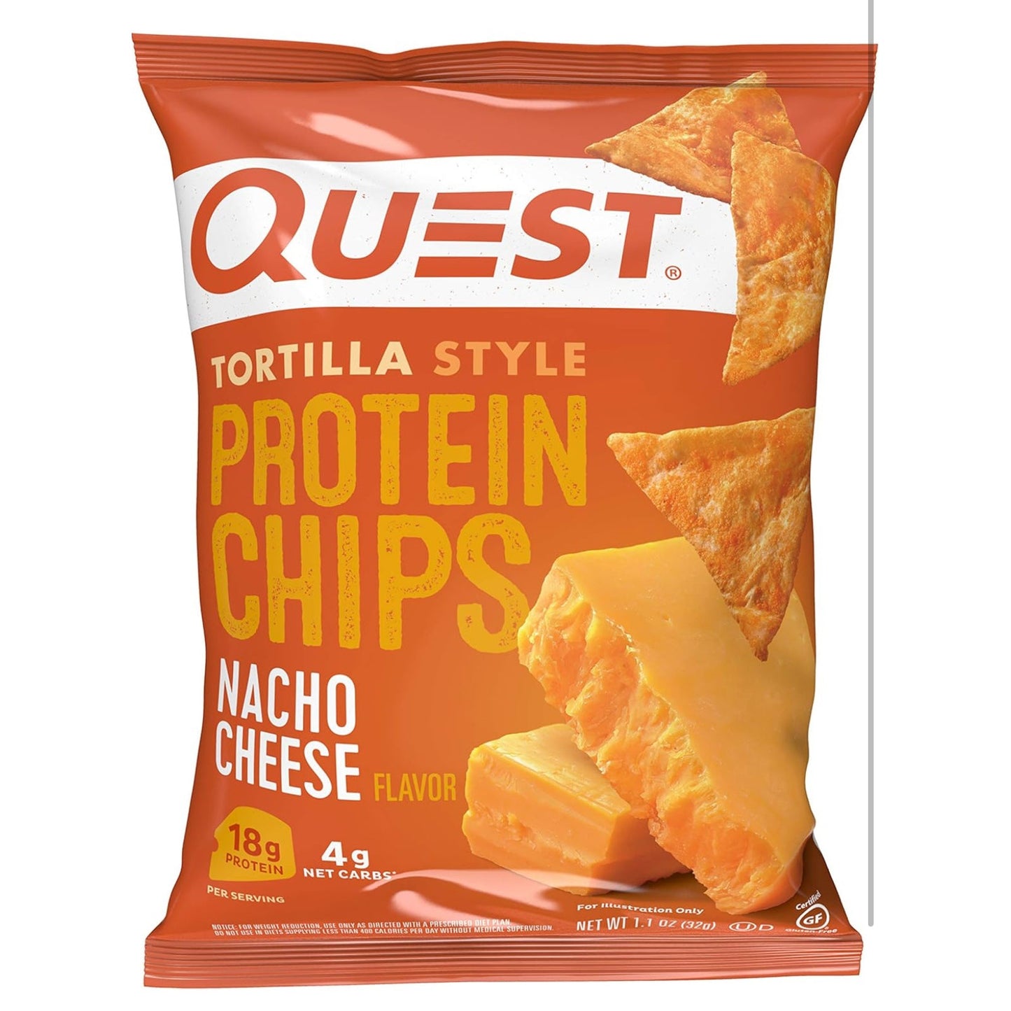 Quest Nutrition Tortilla Style Protein Chips Variety Pack, Chili Lime, Nacho Cheese, Loaded Taco, Low Carb, High Protein, Gluten Free, 1.1 oz (Pack of 12) - Medaid