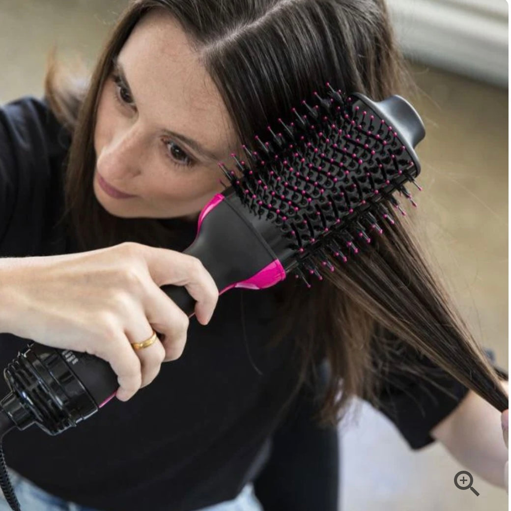 Hair Dryer And Styler Hot Air Brush- 1000W - Medaid International