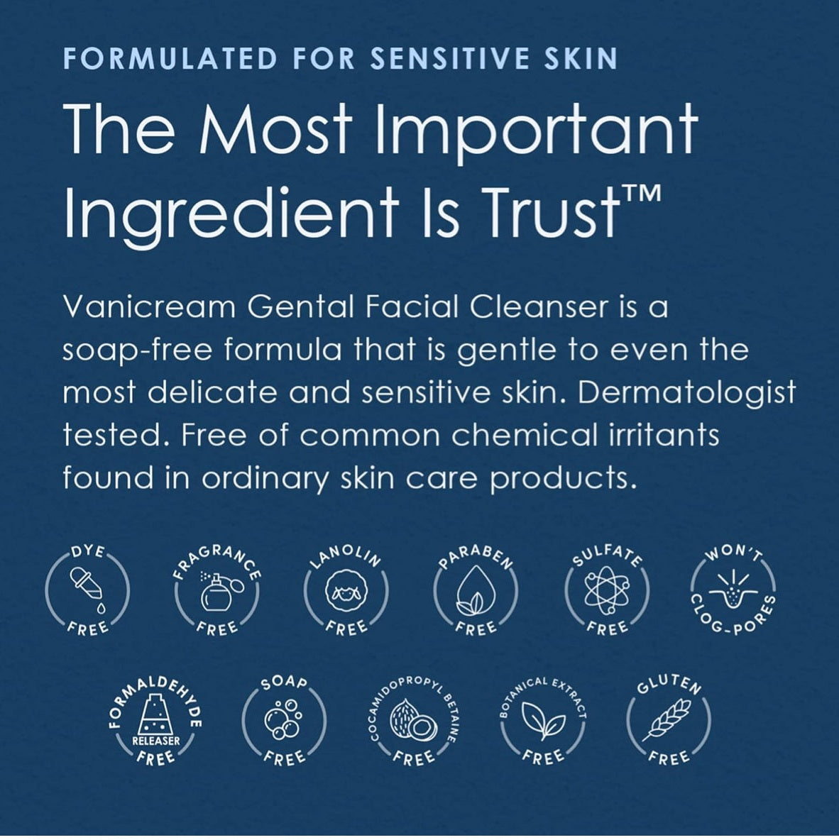 Vanicream Moisturizing Skin Cream Tube for Sensitive Skin, Soothes Red, Irritated, ed or Itchy Skin, Dye Free, Fragrance Free, Preservative Free, Dermatologist d, 2 Ounce (Pack of 1) - Medaid International