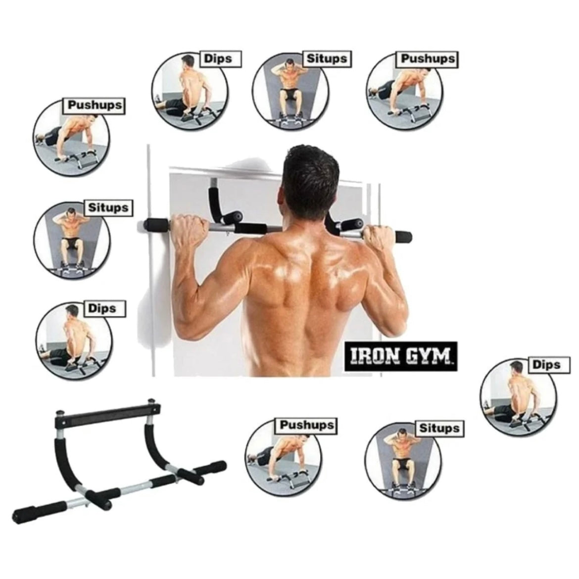 Door Pull Up Bar Iron Gym - Medaid International