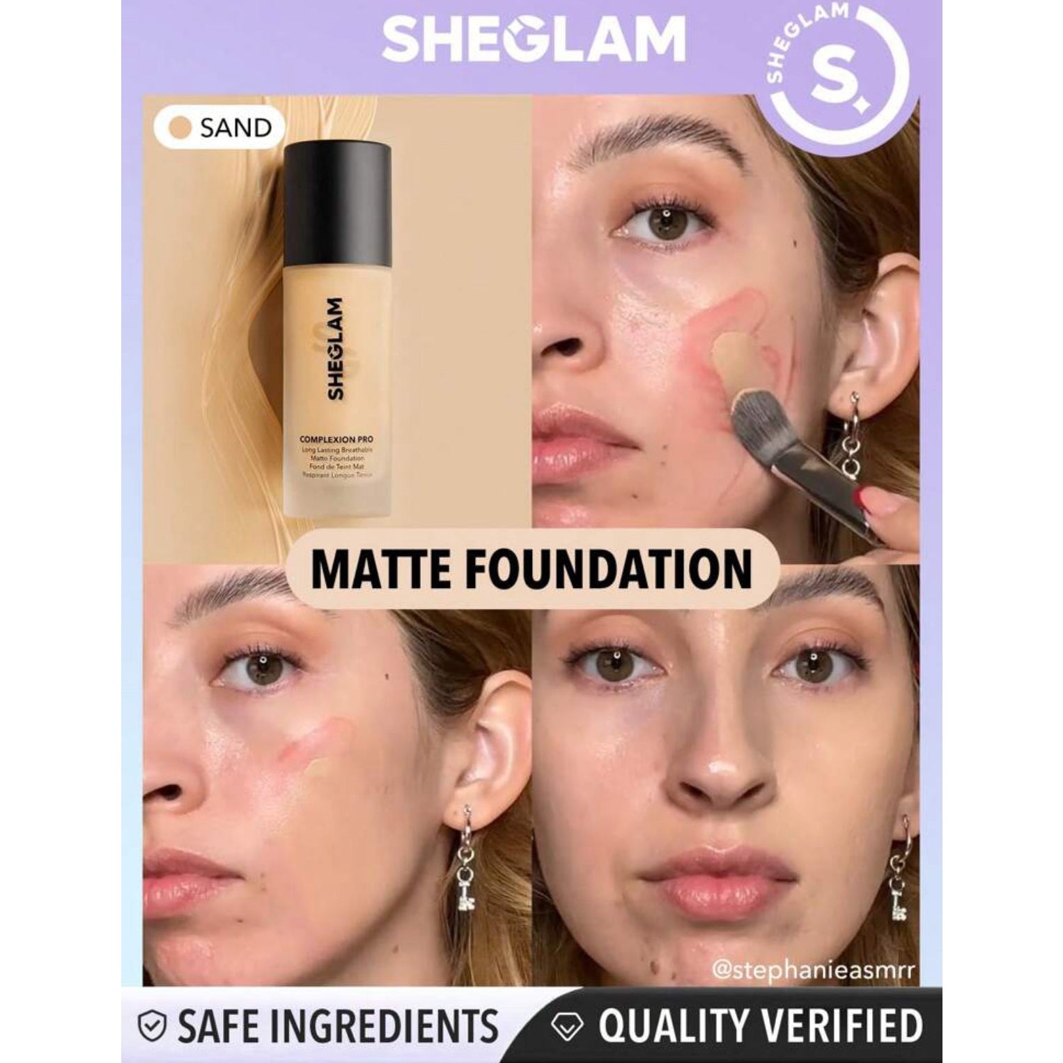 Sheglam foundation complexation pro long lasting - Medaid