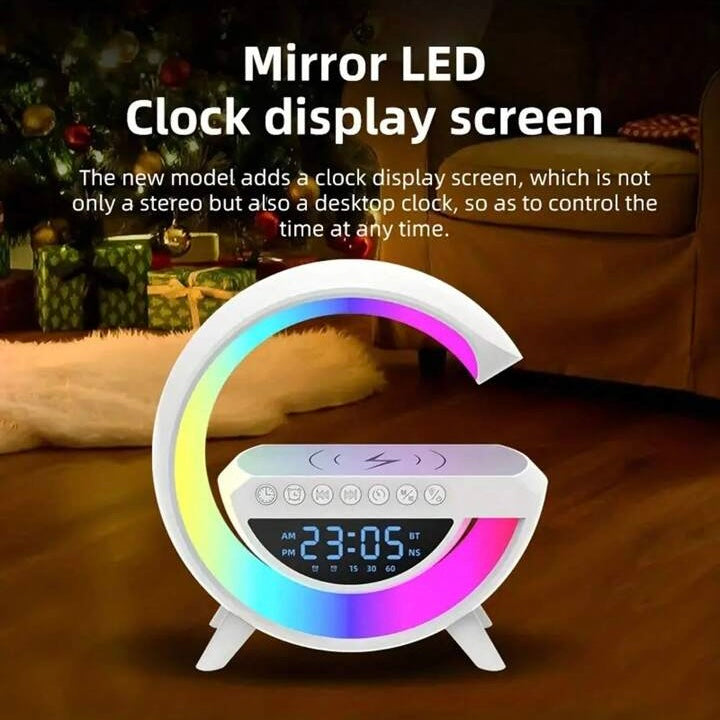 15W Lamp Speaker & Wireless Charger 1500mAh Rechargeable BT3401 - Medaid International