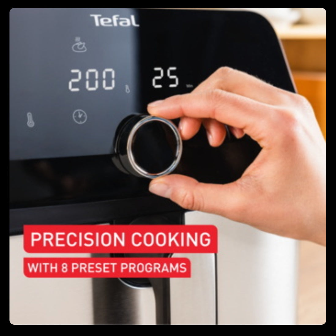 TEFAL Easy Fry Mega, Air fryer, Extra-Large Capacity 7.5 L, 8 Preset Programs - Medaid International