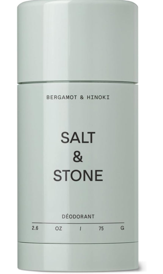 SALT & STONE Natural Deodorant - Santal & Vetiver | Extra Strength Natural Deodorant for Women & Men | Aluminum Free with Seaweed Extracts, Shea Butter & Probiotics | Free From Parabens & Sulfates - Medaid International