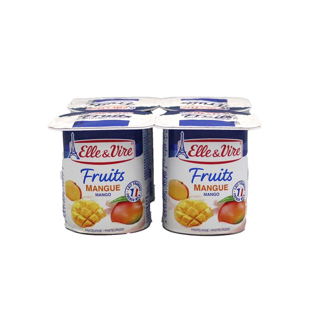 Elle & Vire Dairy Desserts With Mango 4 x 125 g - Medaid