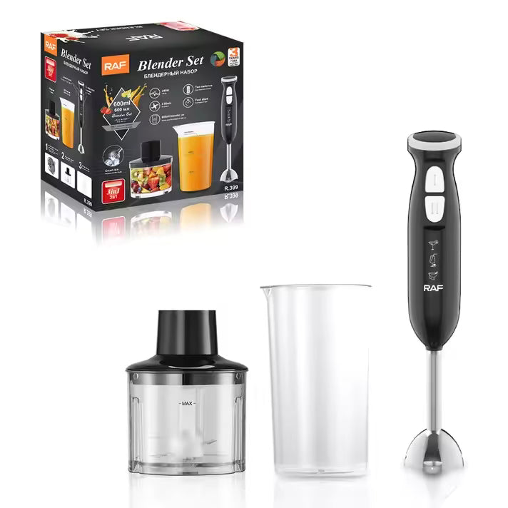 Raf Blender Set 3 In 1 600ml R399 - Medaid International