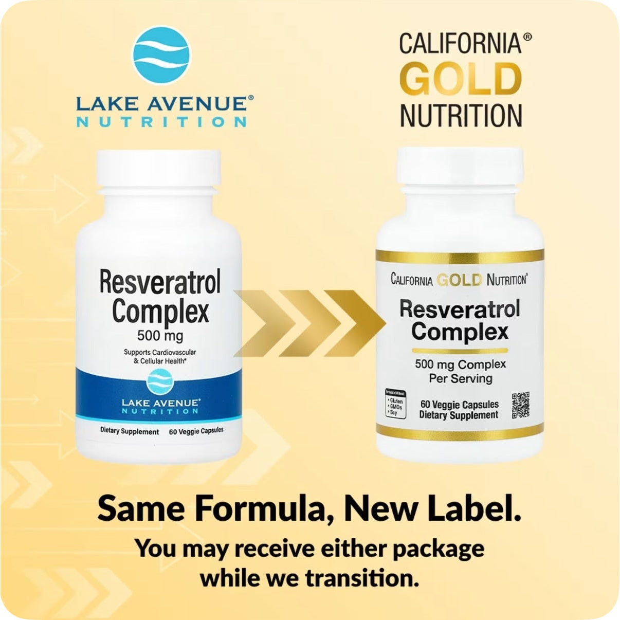 Resveratrol Complex with Grape Seed Extract, Red Wine Extract, and trans-Resveratrol, 60 Veggie Capsules - Medaid International