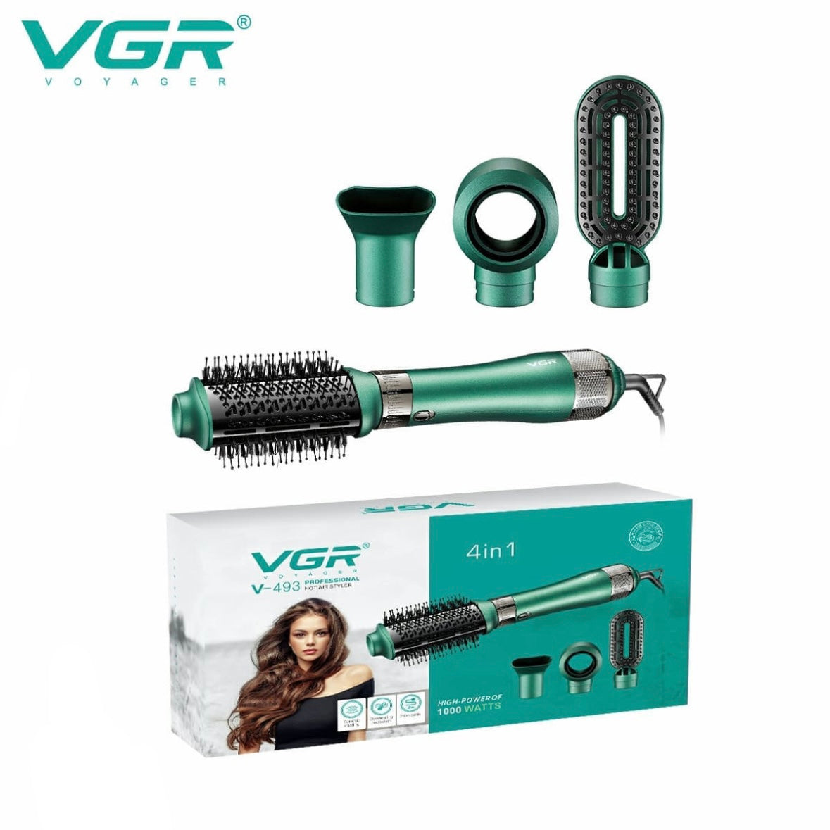 VGR V493 (4 In 1 ) Hot Air Styler For Women - Medaid International