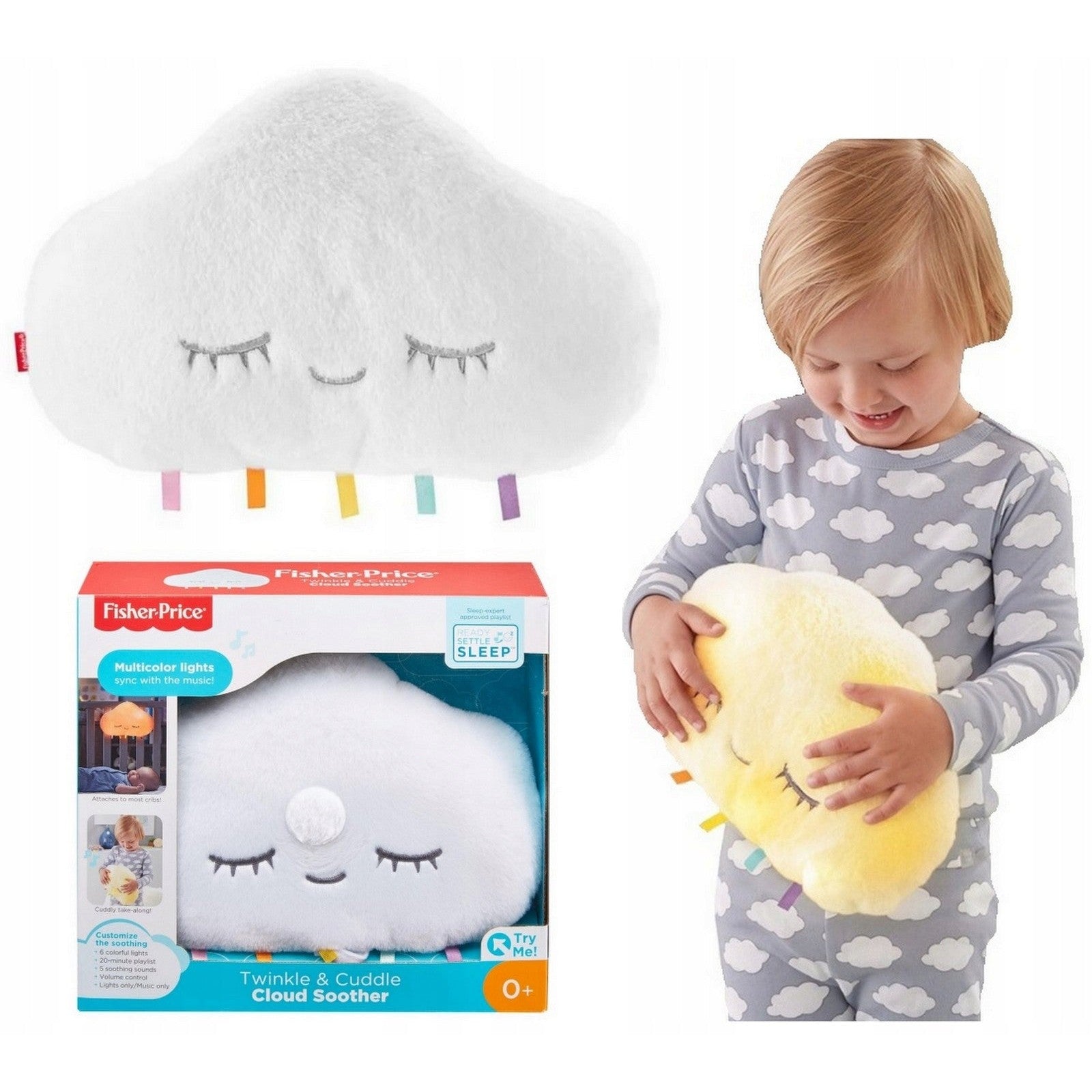 Fisher Price Twinkle & Cuddle Cloud Soother By Mattel - Medaid International