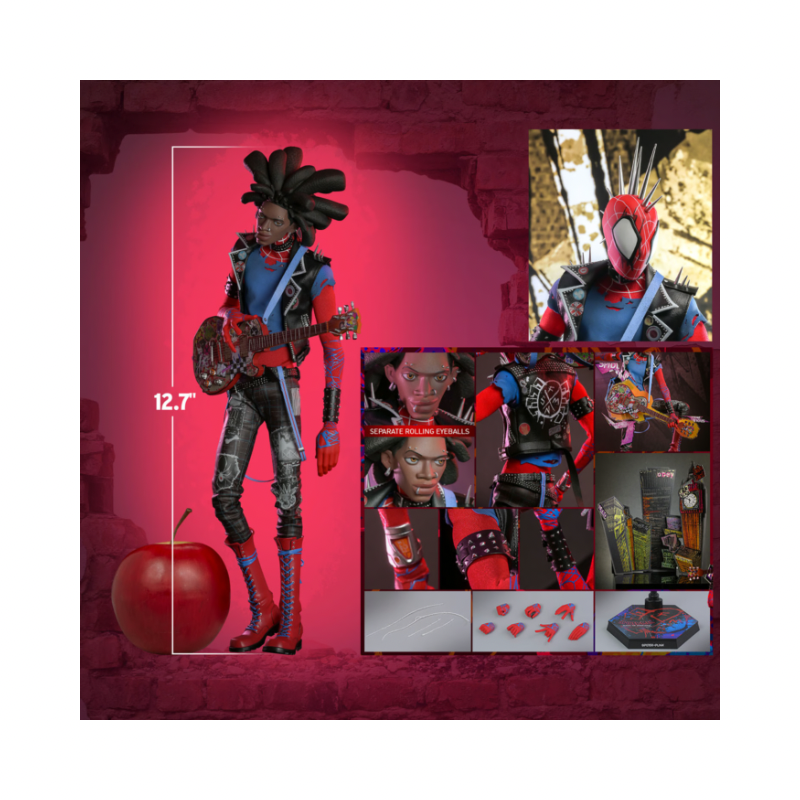 Marvel Spider Punk Sixth Scale Figure By Hot Toys - Medaid International