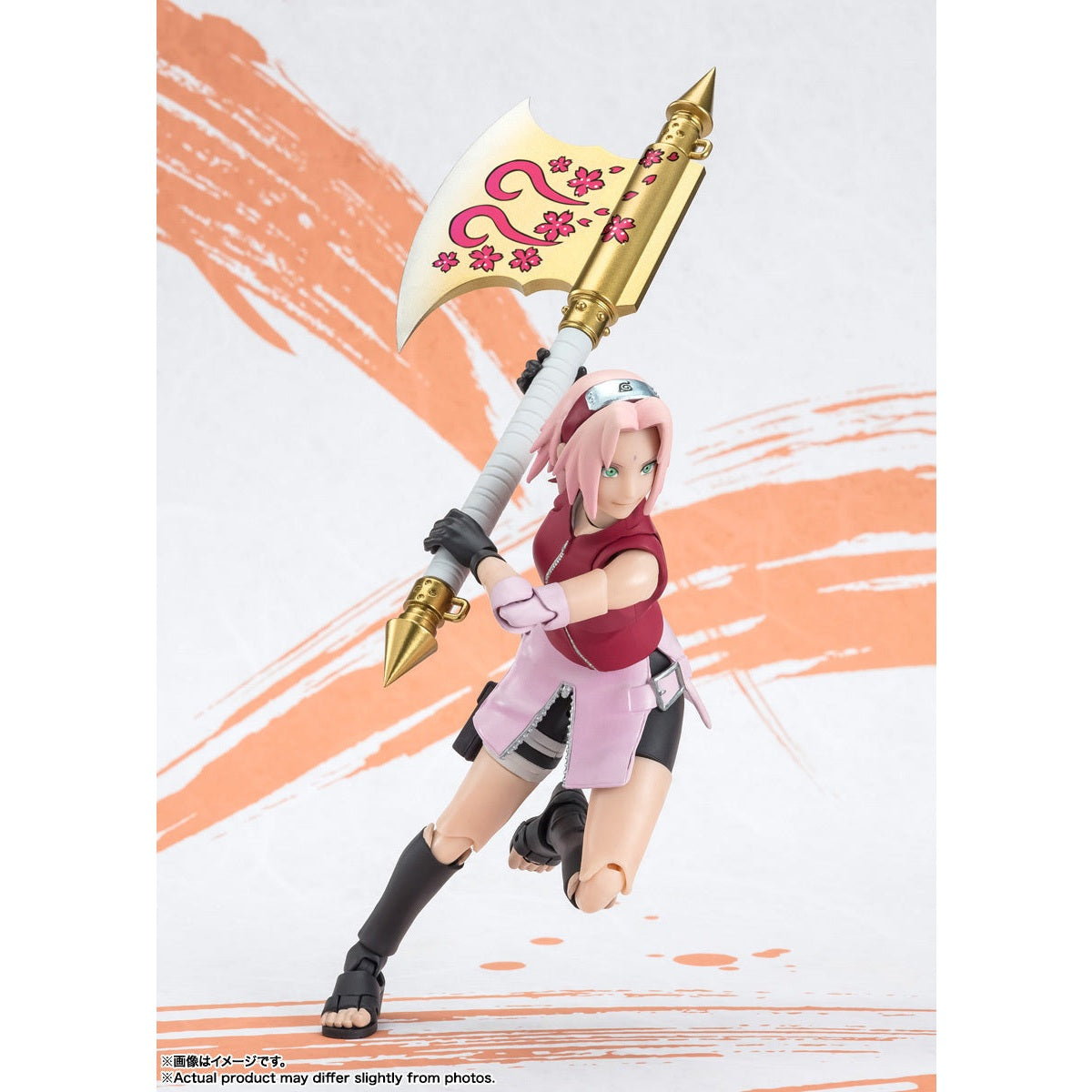 Naruto : Sakura Haruno Narutop99 Edition S.H.Figuarts Action Figure By Bandai Tamashii - Medaid International