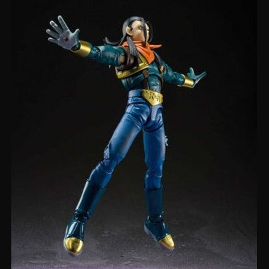 Dragon Ball GT Super Android 17 Exclusive SH Figuarts Action Figure By Bandai Tamashii - Medaid International