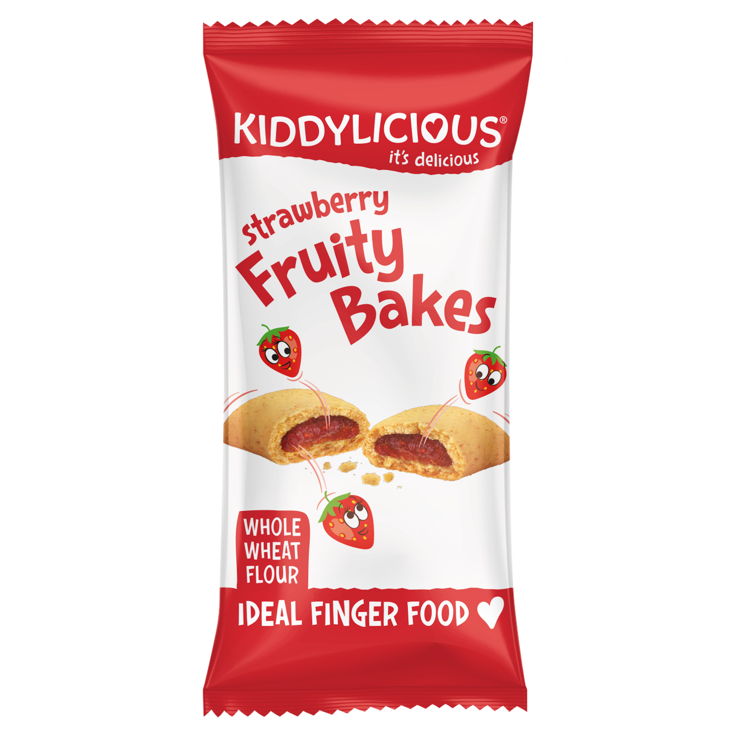 Fruity Bakes Singles | Strawberry | Toddler & Kids Snacks | Kiddylicious - Medaid - Lebanon