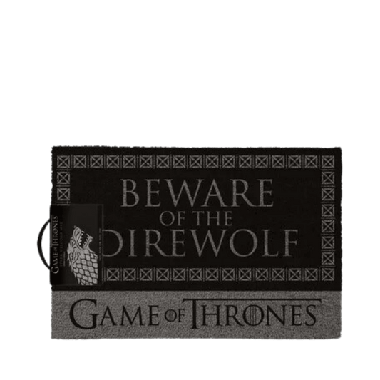 GAME OF THRONES - BEWARE OF THE DIREWOLF (DOORMAT) BY PYRAMID - Medaid International