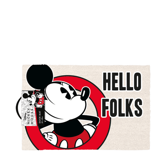 MICKEY MOUSE - HELLO FOLKS (DOORMAT) BY PYRAMID - Medaid International