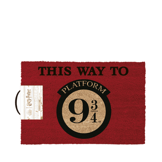 HARRY POTTER - THIS WAY TO PLATFORM 9 3/4S 60X40 (DOORMAT) BY PYRAMID - Medaid International