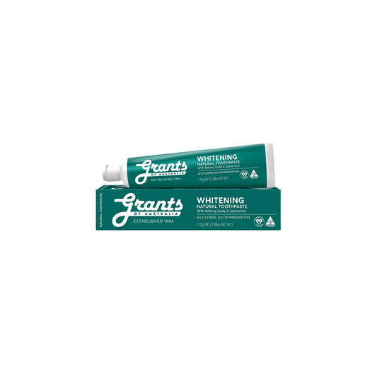 GRANTS TOOTHPASTE WHITENING WITH BAKING SODA & SPEARMINT - FLUORIDE FREE - Medaid International