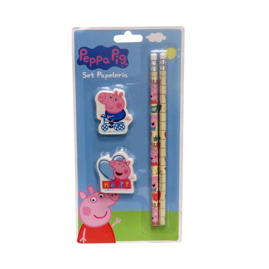Peppa Pig 4 pcs Stationery Set - Medaid International