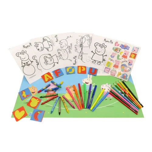 Peppa Pig 67 Pieces Art Set In Jumbo Box - Medaid International