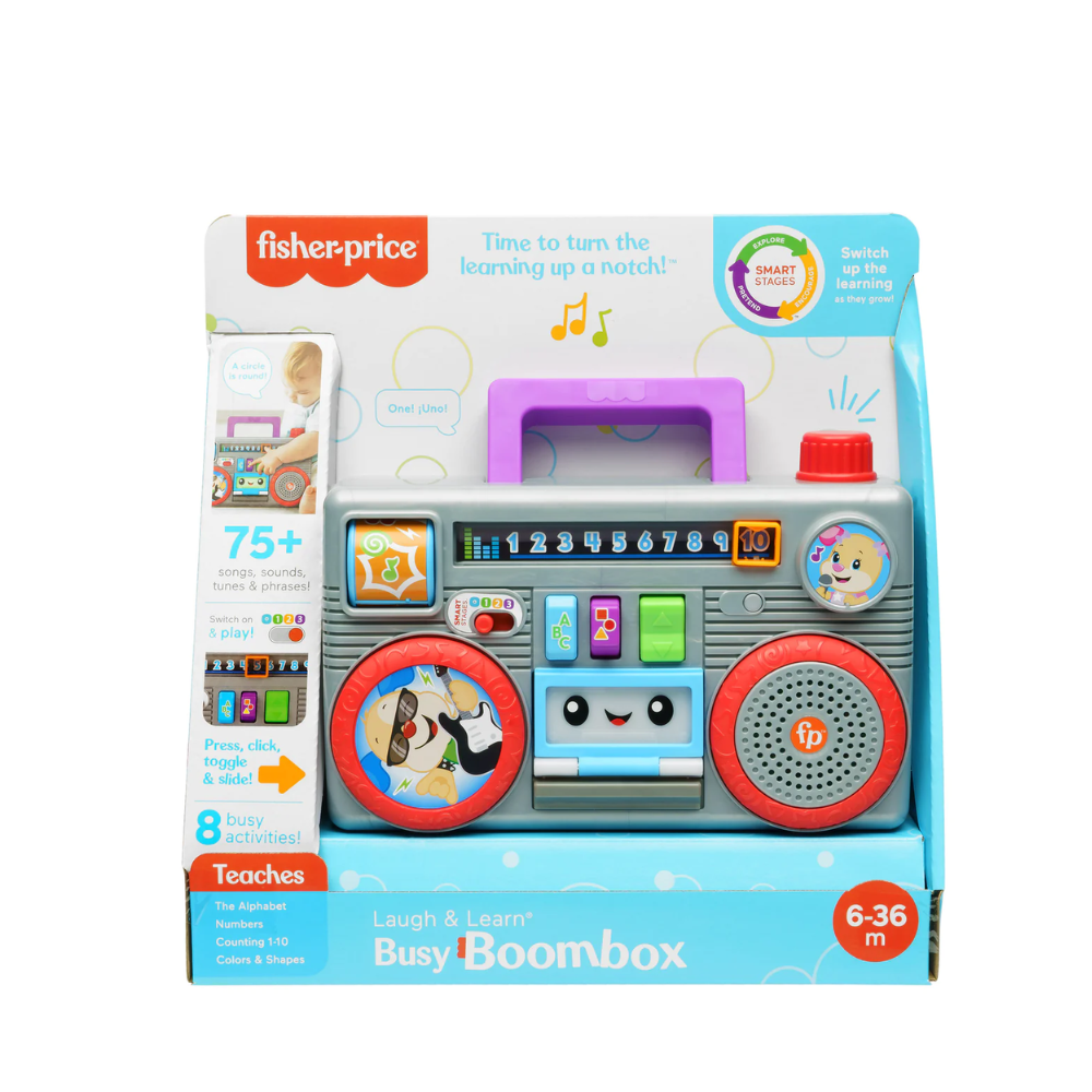 Fisher Price Laugh & Learn  - Boombox - English By Mattel - Medaid International