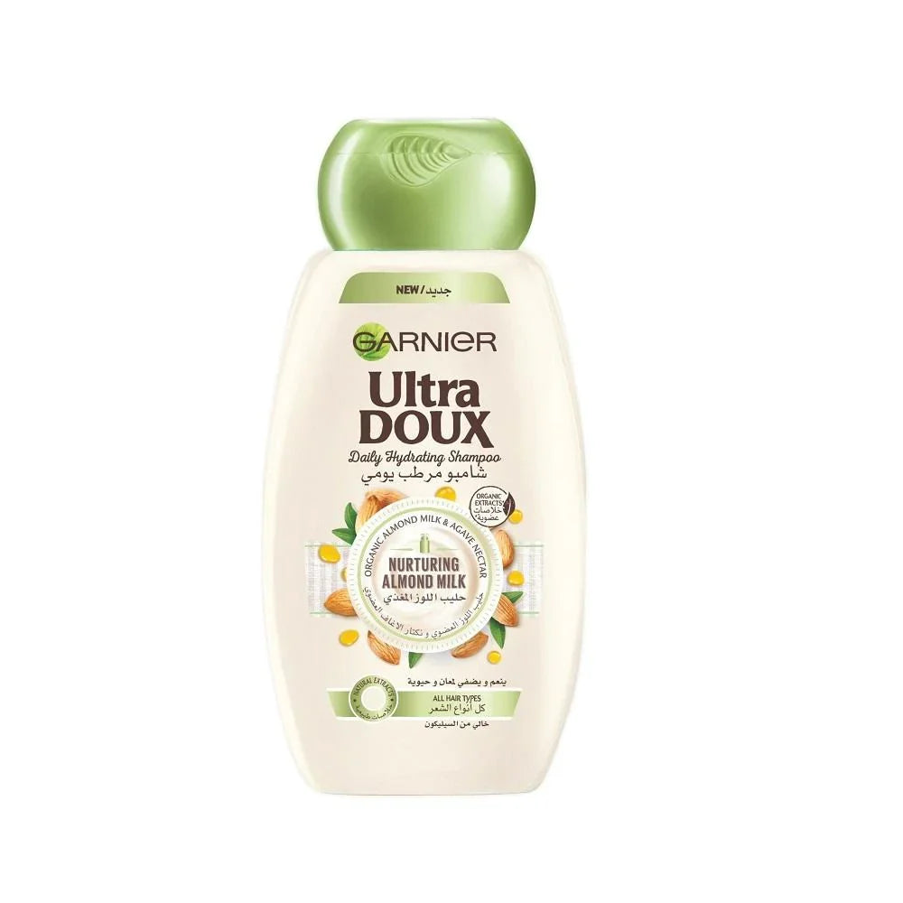 Garnier Ultra Doux Almond Milk and Agave Sap Shampoo 400 ML - Medaid