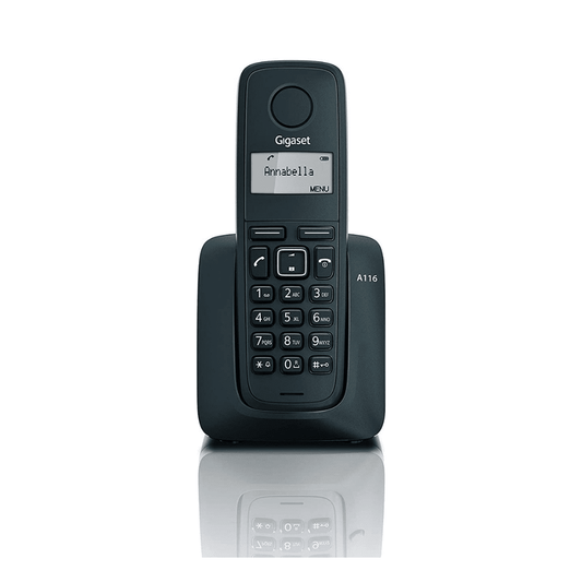 Cordless Phone, A116 - Black - Medaid International