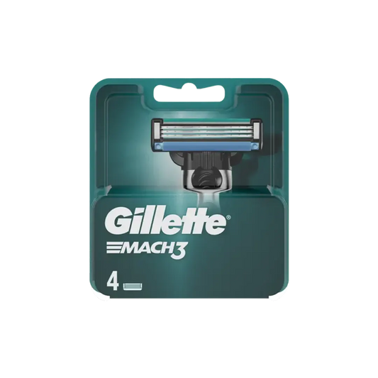 Gillette Mach 3 Extra Replacement Blade - 4Pcs - Medaid