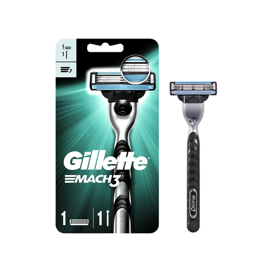 Gillette Mach 3 Razor With Handle - Medaid