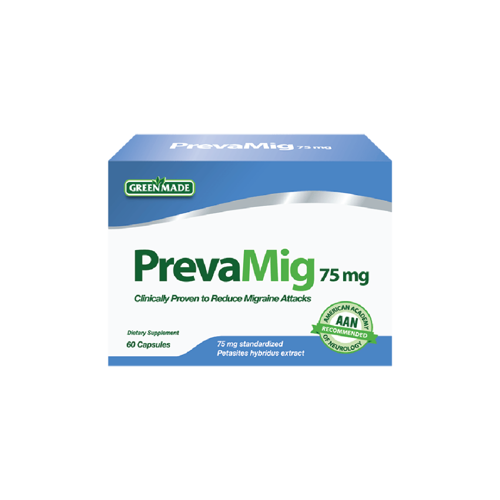 Green Made Prevamig 75 mg - 60 Capsules - Medaid