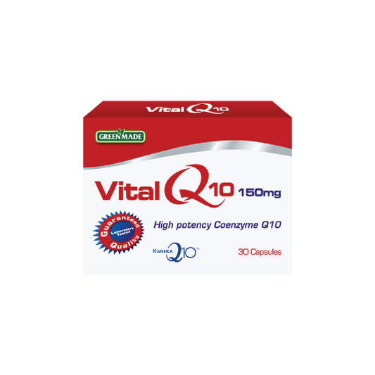 Green Made Vital Q10 150 mg - 30 Capsules - Medaid