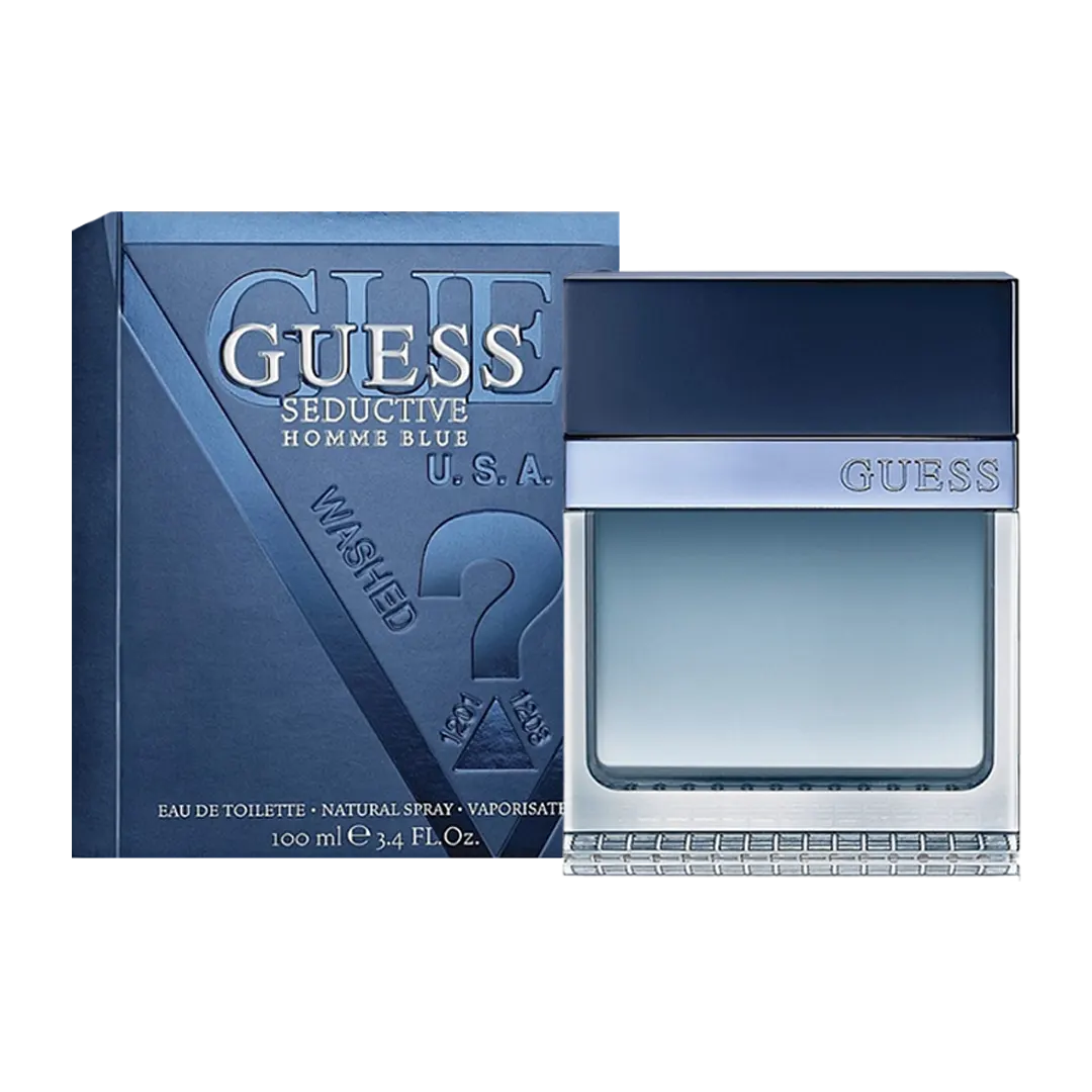 Guess Seductive Homme Bleu Eau De Toilette Pour Homme - 100ml - Medaid