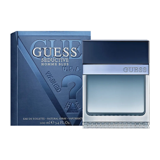 Guess Seductive Homme Bleu Eau De Toilette Pour Homme - 100ml - Medaid