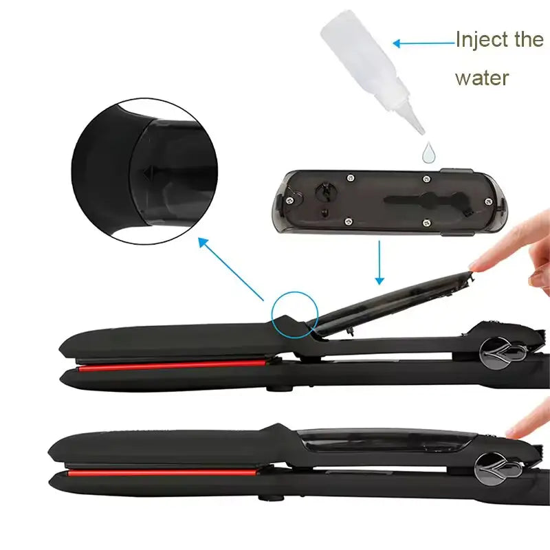 Wide Hair Straightener Iron - Medaid International