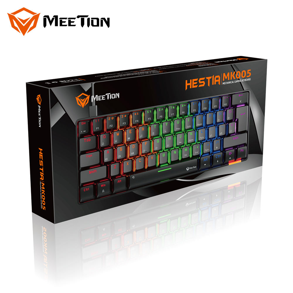 MEETION RGB Wired Mechanical Keyboard HESTIA - Black | MK005 - Medaid International