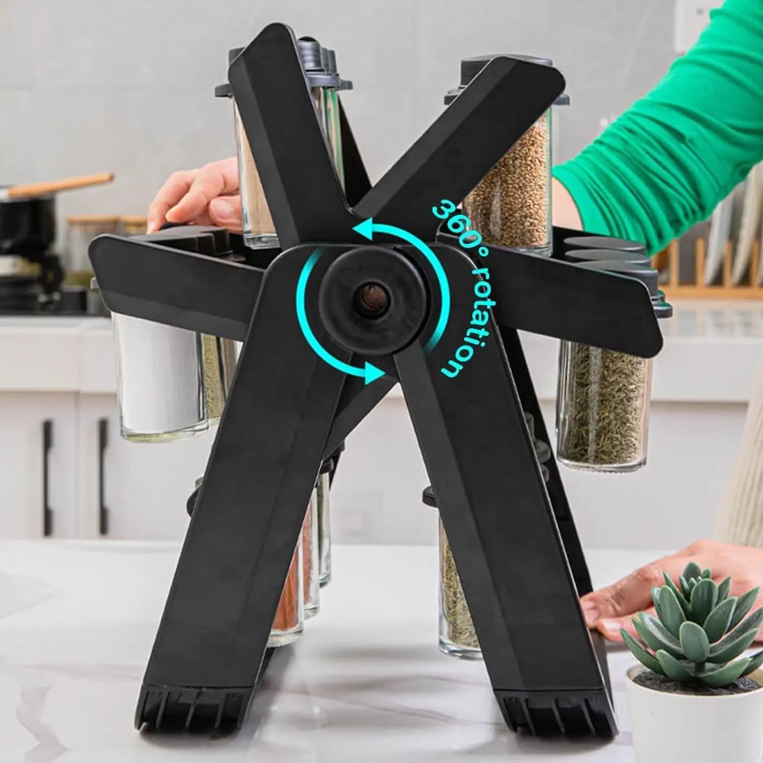 18 Spice Organizer for Kitchen - Medaid International