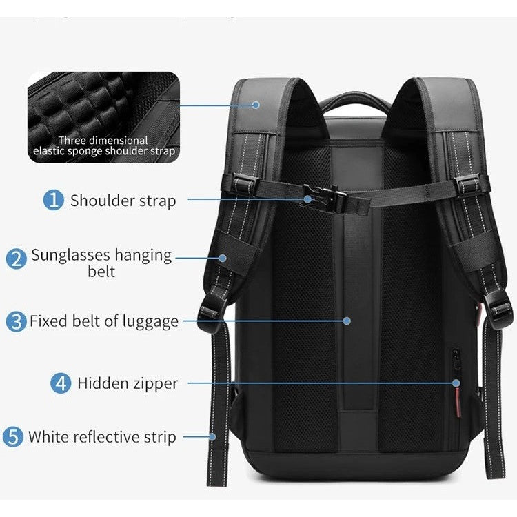 Vacuum Compression Backpack with Pump