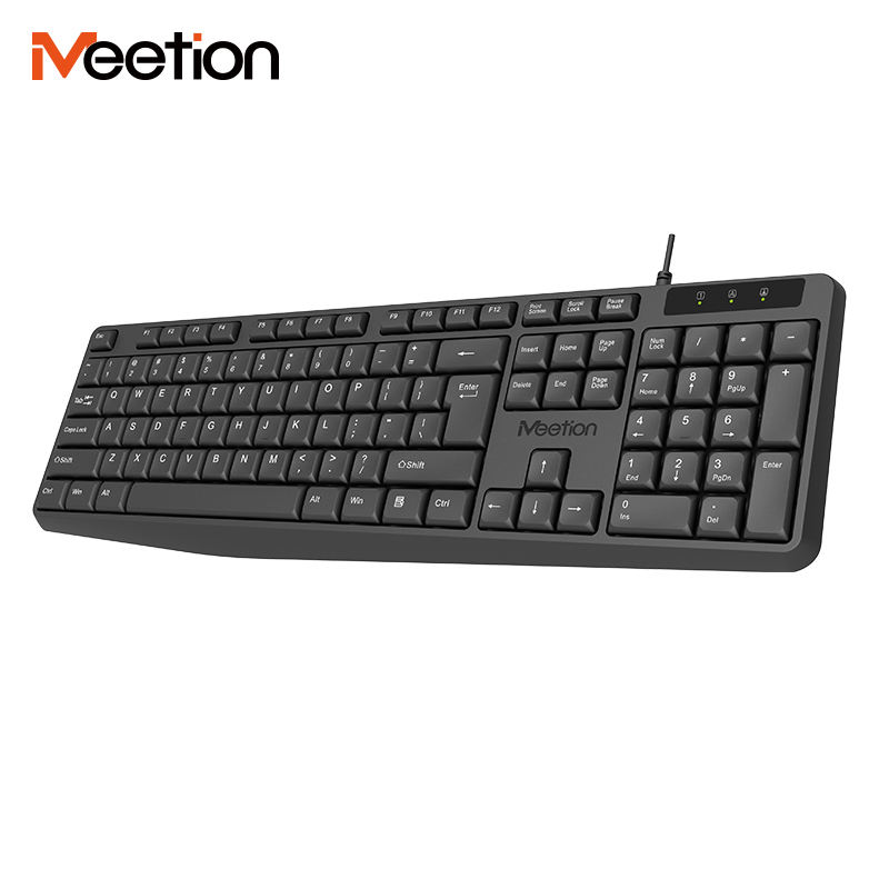 Meetion MT-K200 Economical Universal Waterproof 104 Keys USB Wired Office Keyboard - Medaid International