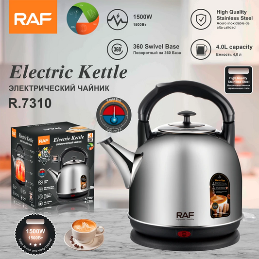 RAF 4L Stainless Steel Electric Kettle R7310 - Medaid International