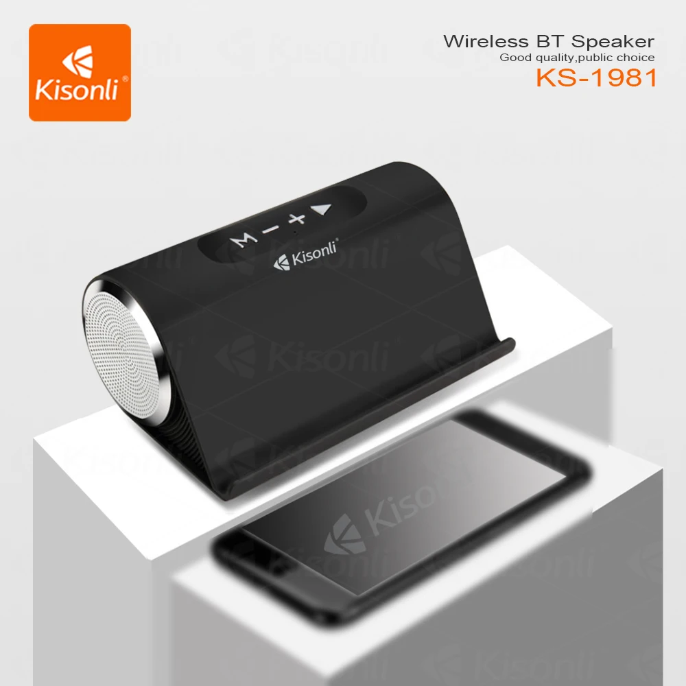 Kisonli KS-1981 Party Speaker Bluetooth Super Bass Portable Mobile Phone Holder Portable Smart Speaker - Medaid International
